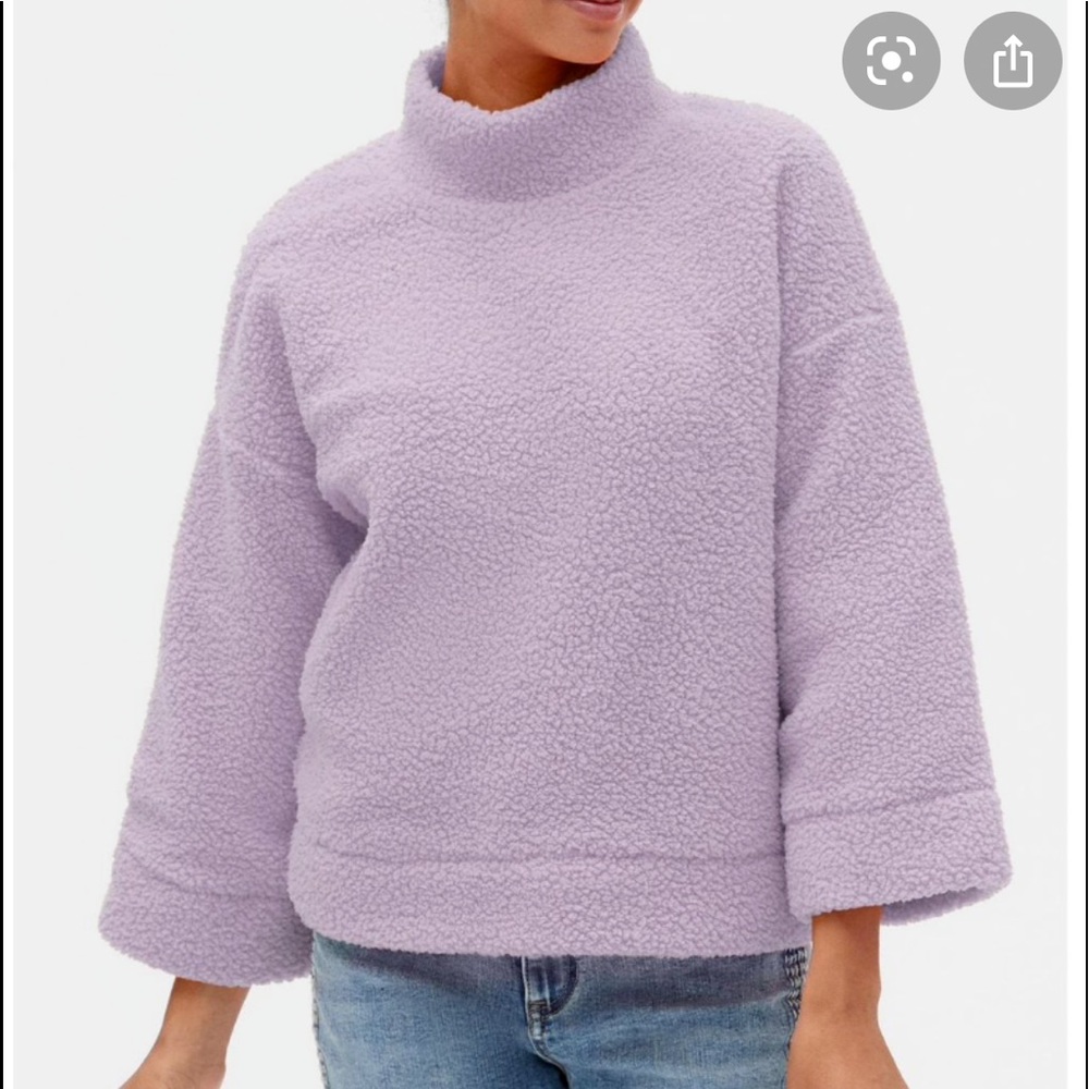 Donate Gap Sherpa Sweater - Picture 1 of 12